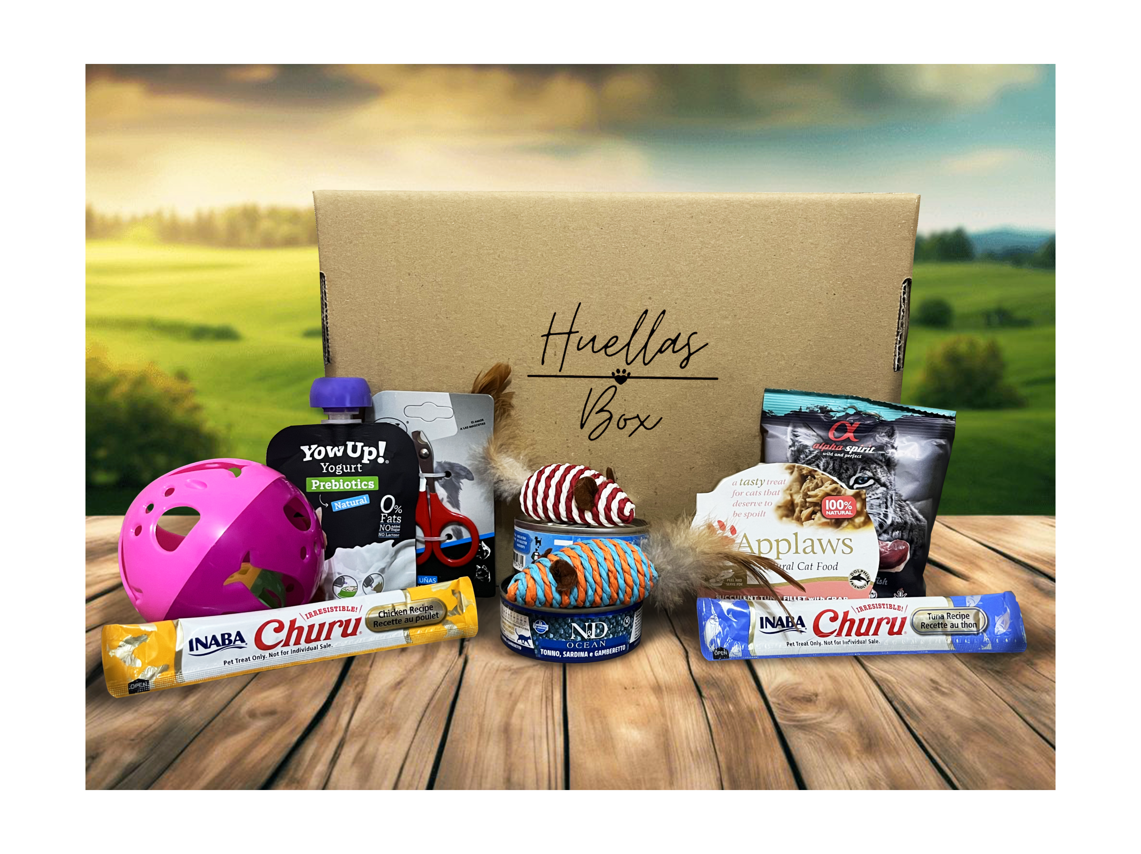 Huellas box- Caja personalizada para perros y gatos.