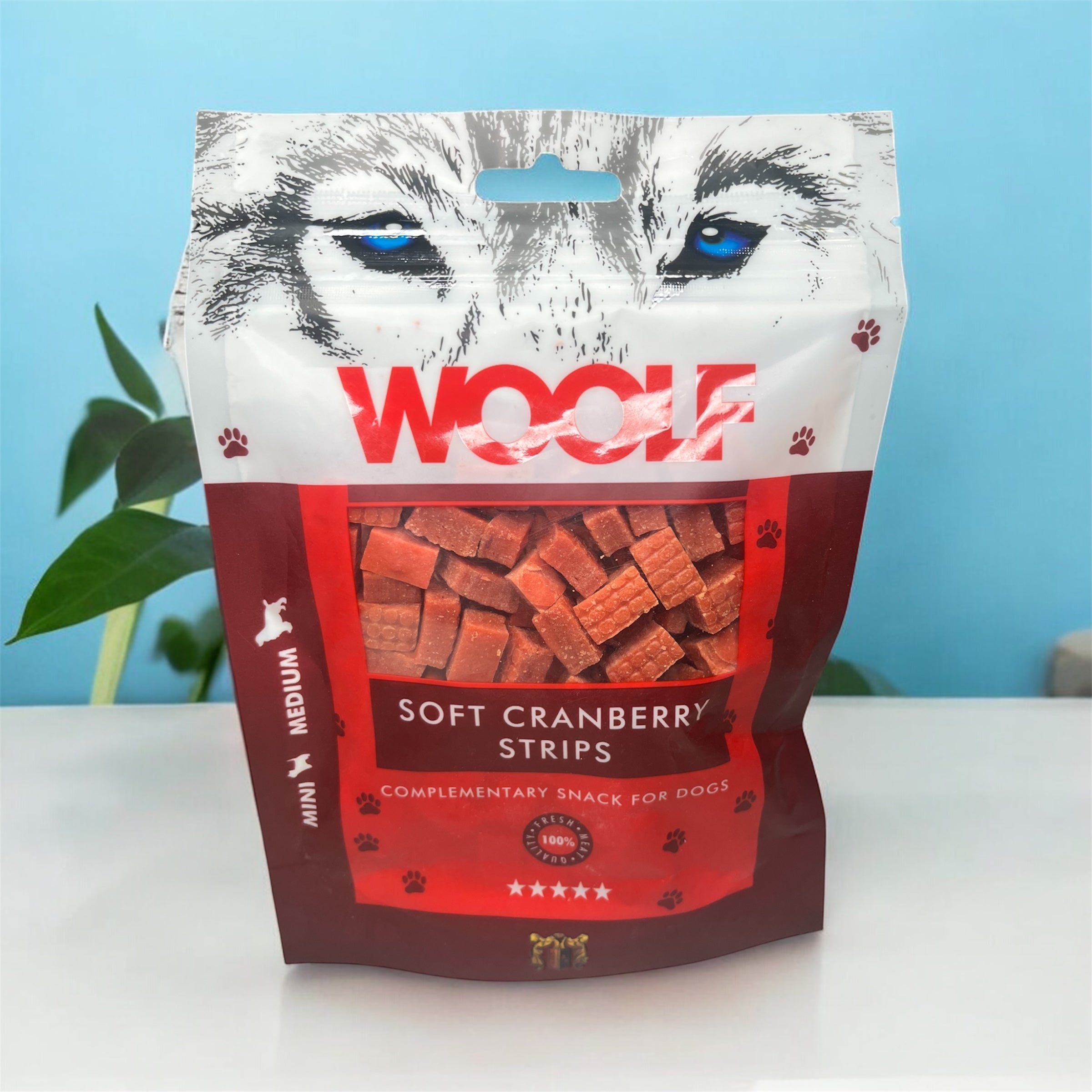 Woolf cubos de Arándanos rojos