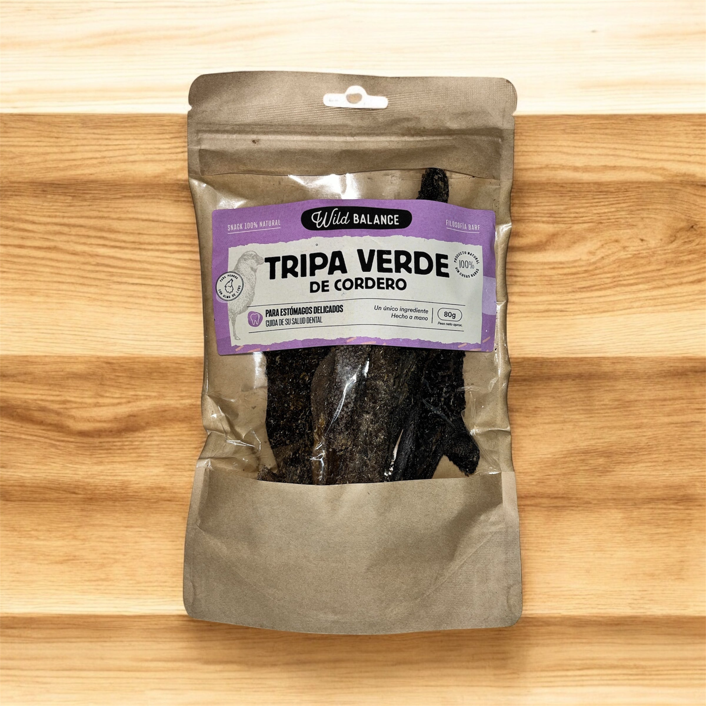 Wild Balance- Tripa verde de cordero