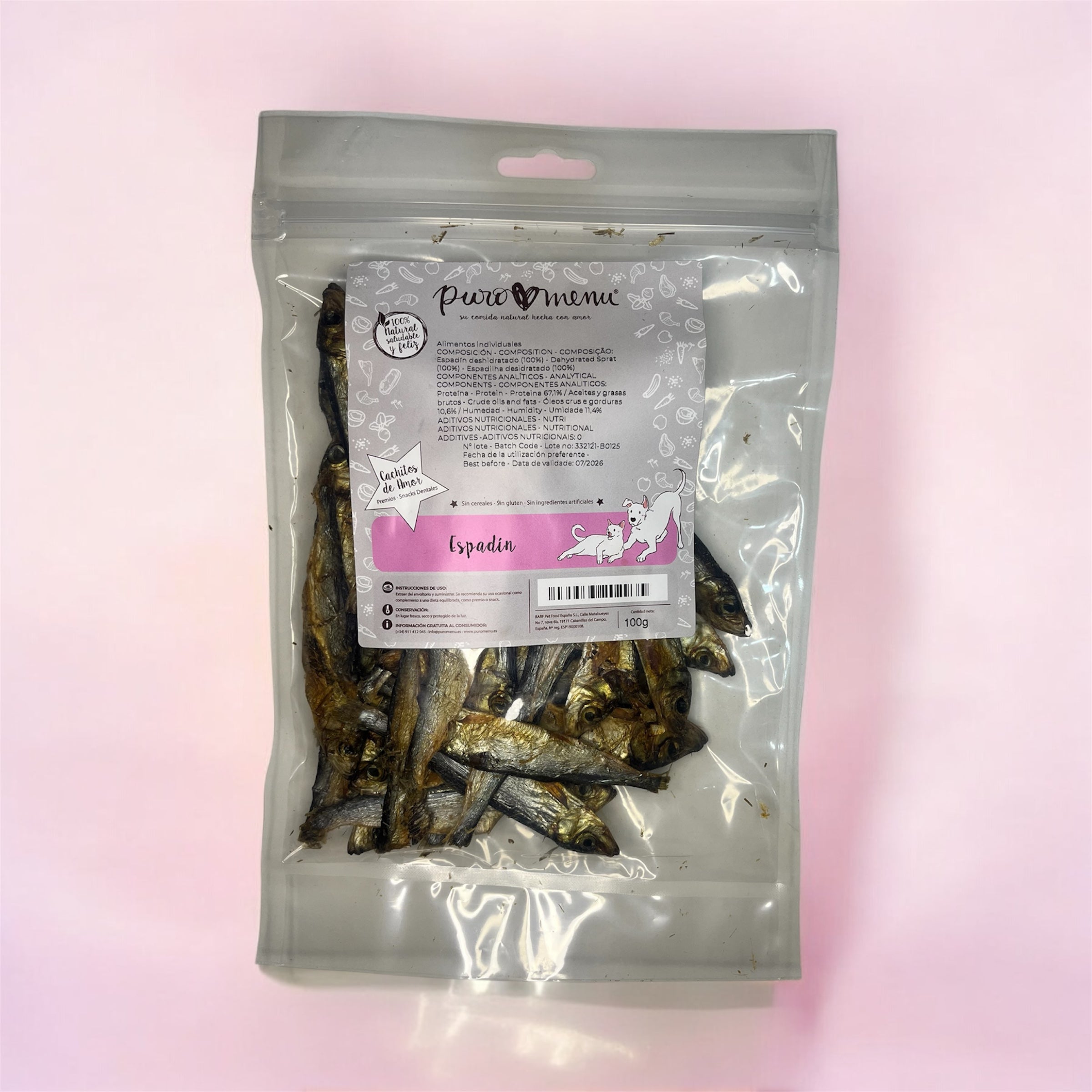 Espadín deshidratado.