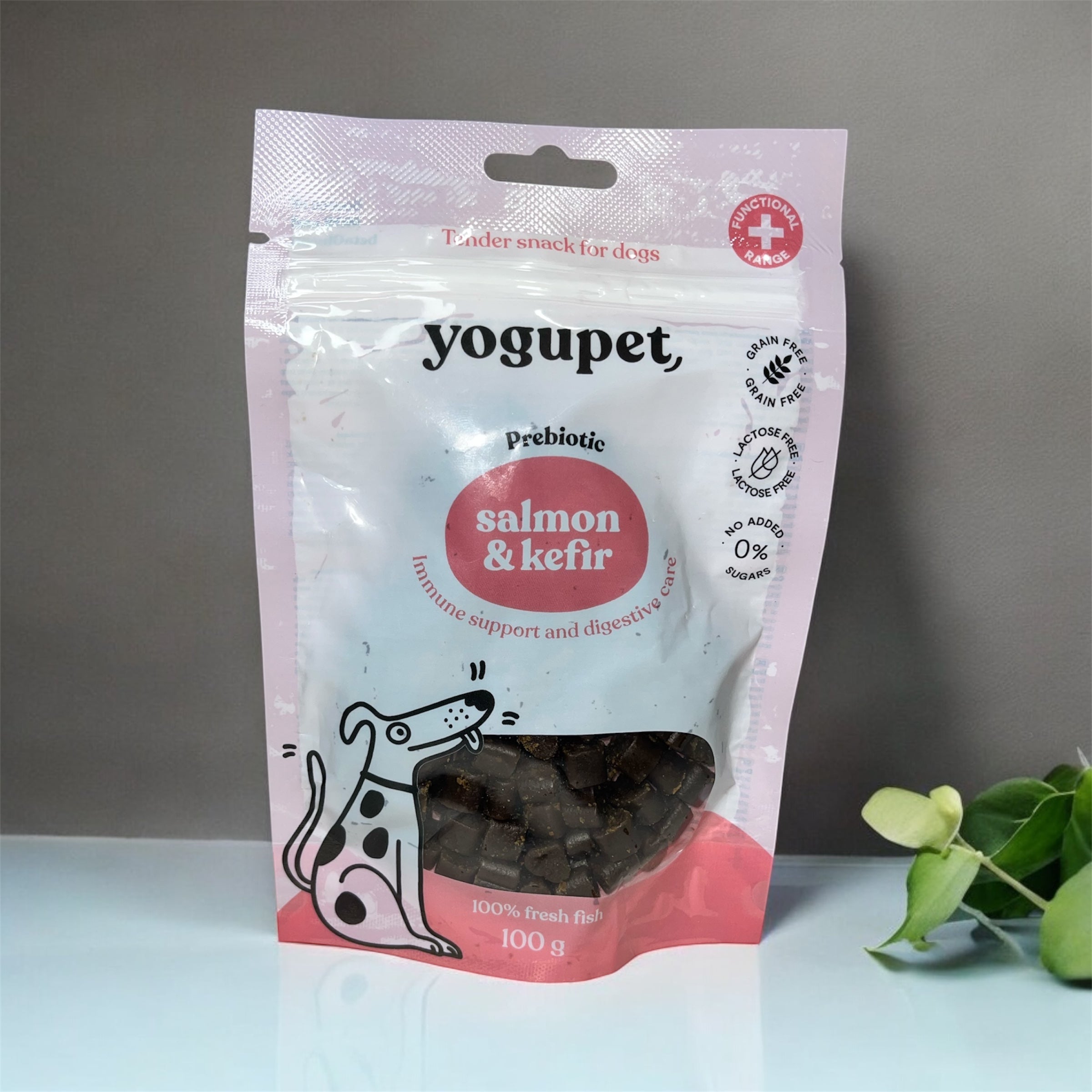 Yogupet- Snack Perro con Salmón y Kéfir 100gr