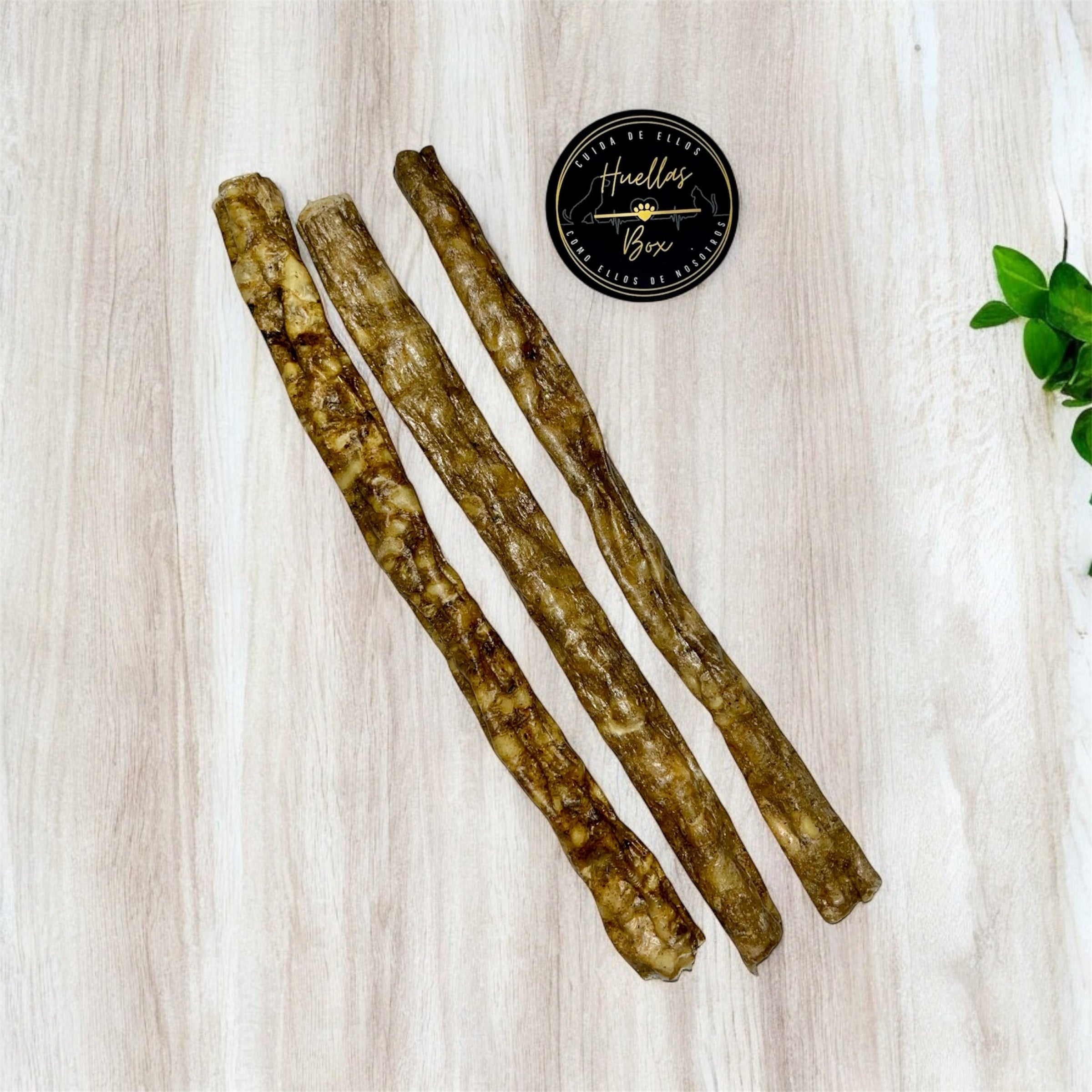 Sticks de ternera y espirulina.